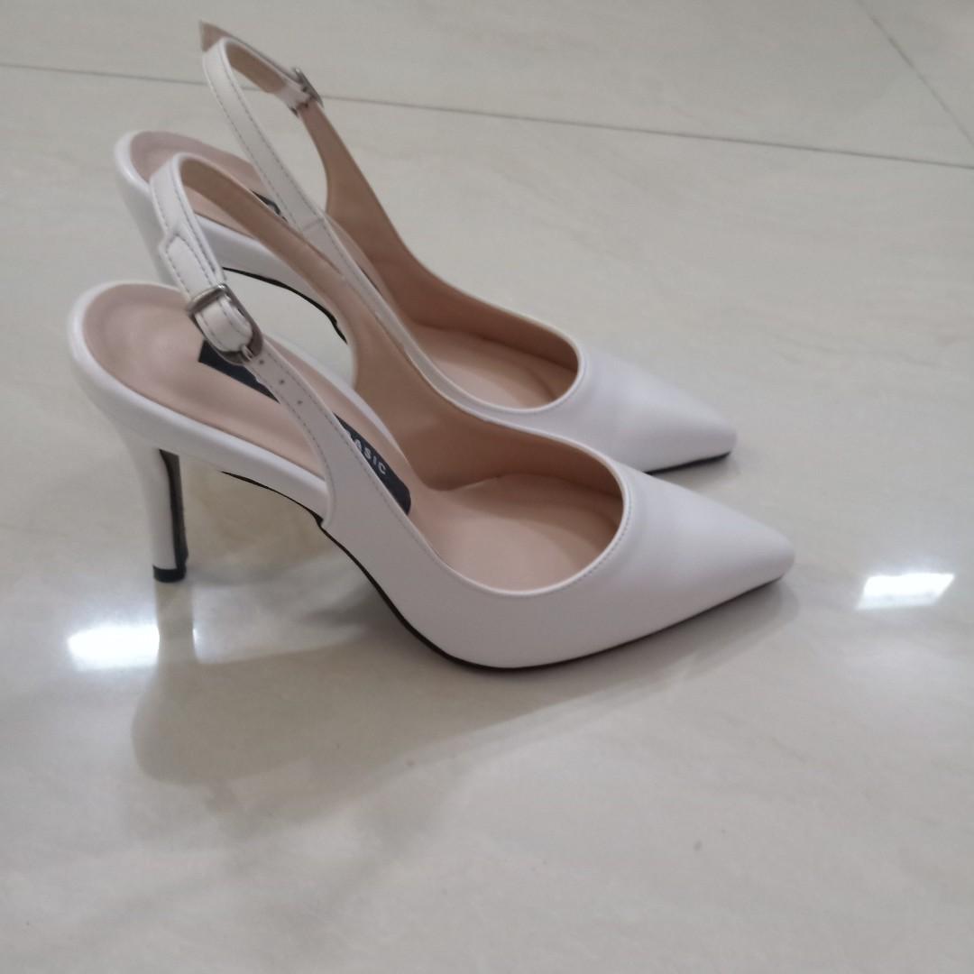 Sappun Helinne Stiletto White 9cm 