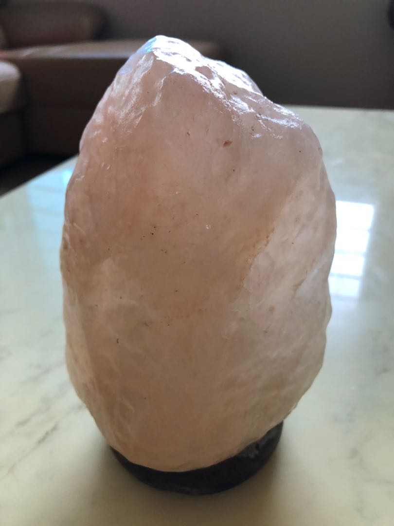 Sea salt lamp and mineral rock for negative Ions absorption, Furniture & Home Living, Lighting