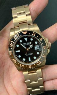 Seiko RootBeer Mod Rosegold