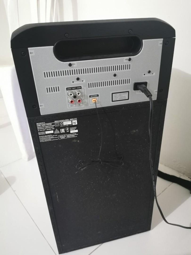 Sony Speakers MHCV11 Home Audio System Bluetooth/ Karaoke Functions