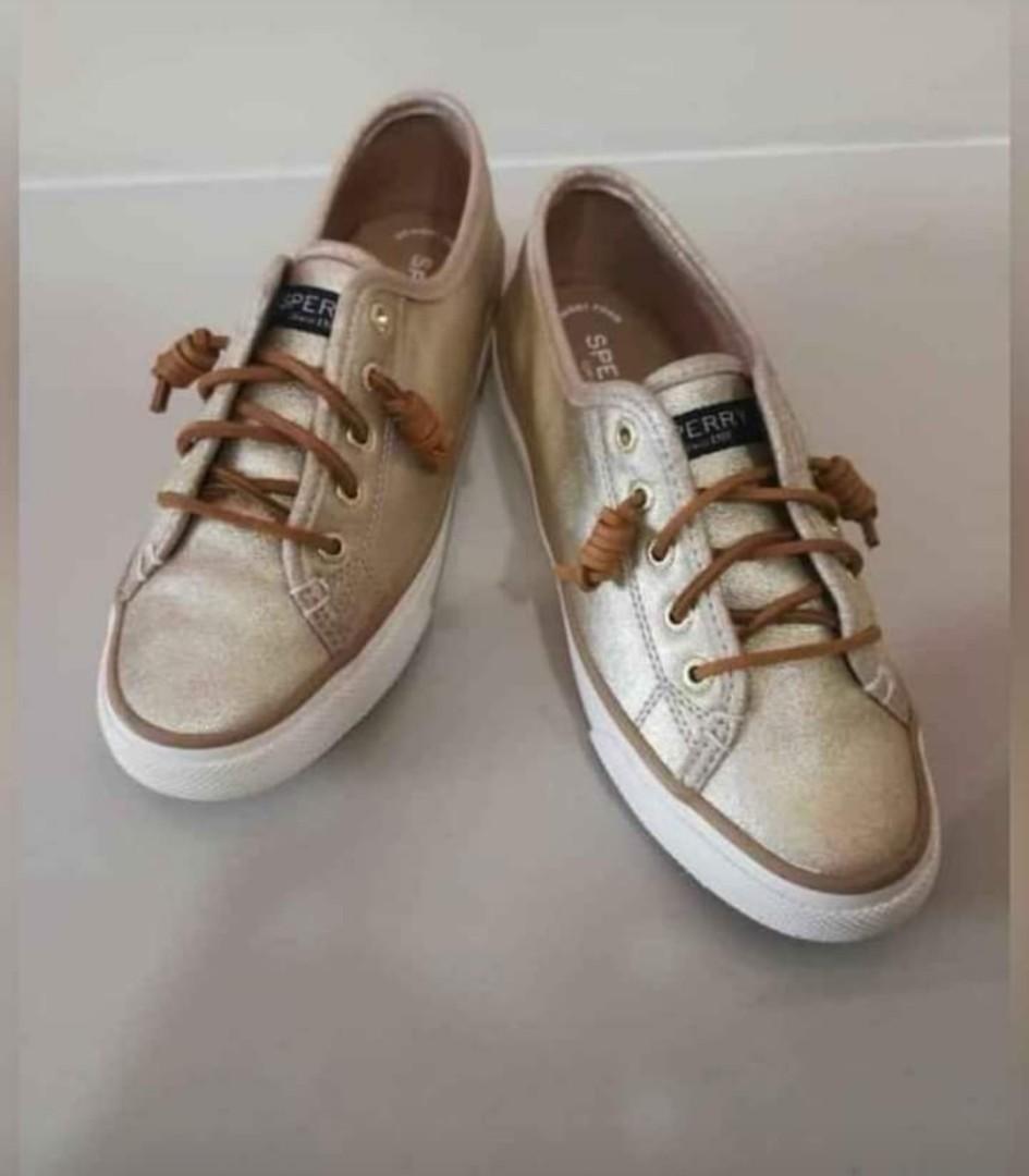 Sperry shop metallic sneaker