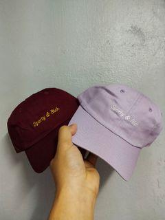 Sporty and rich classic logo(maroon and light purple)