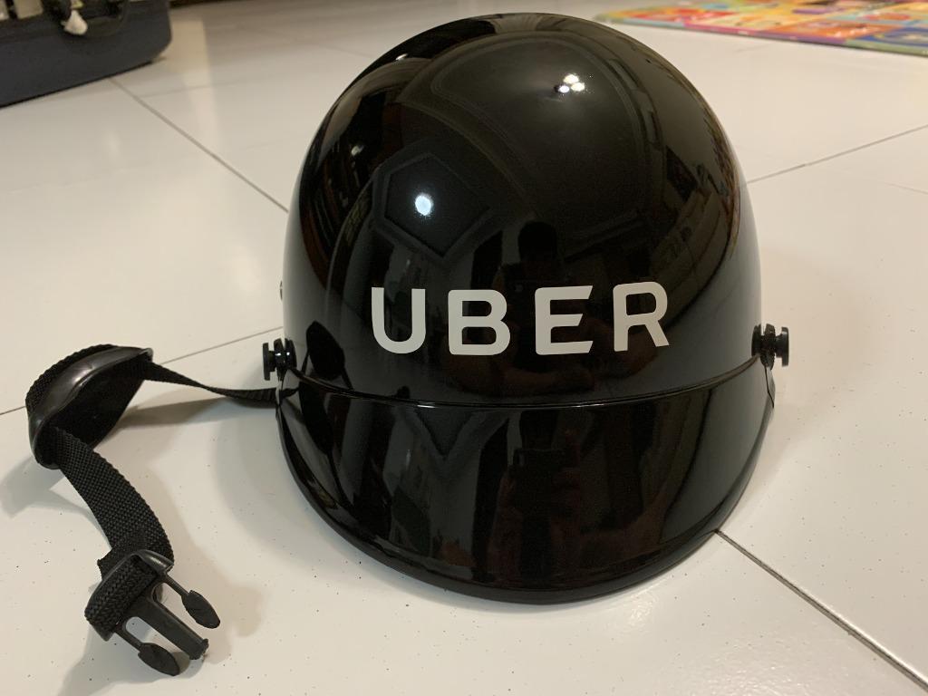 SUPER RARE UBER HELMET COLLECTIBLE! (for 2 wheelers) - Can nego 