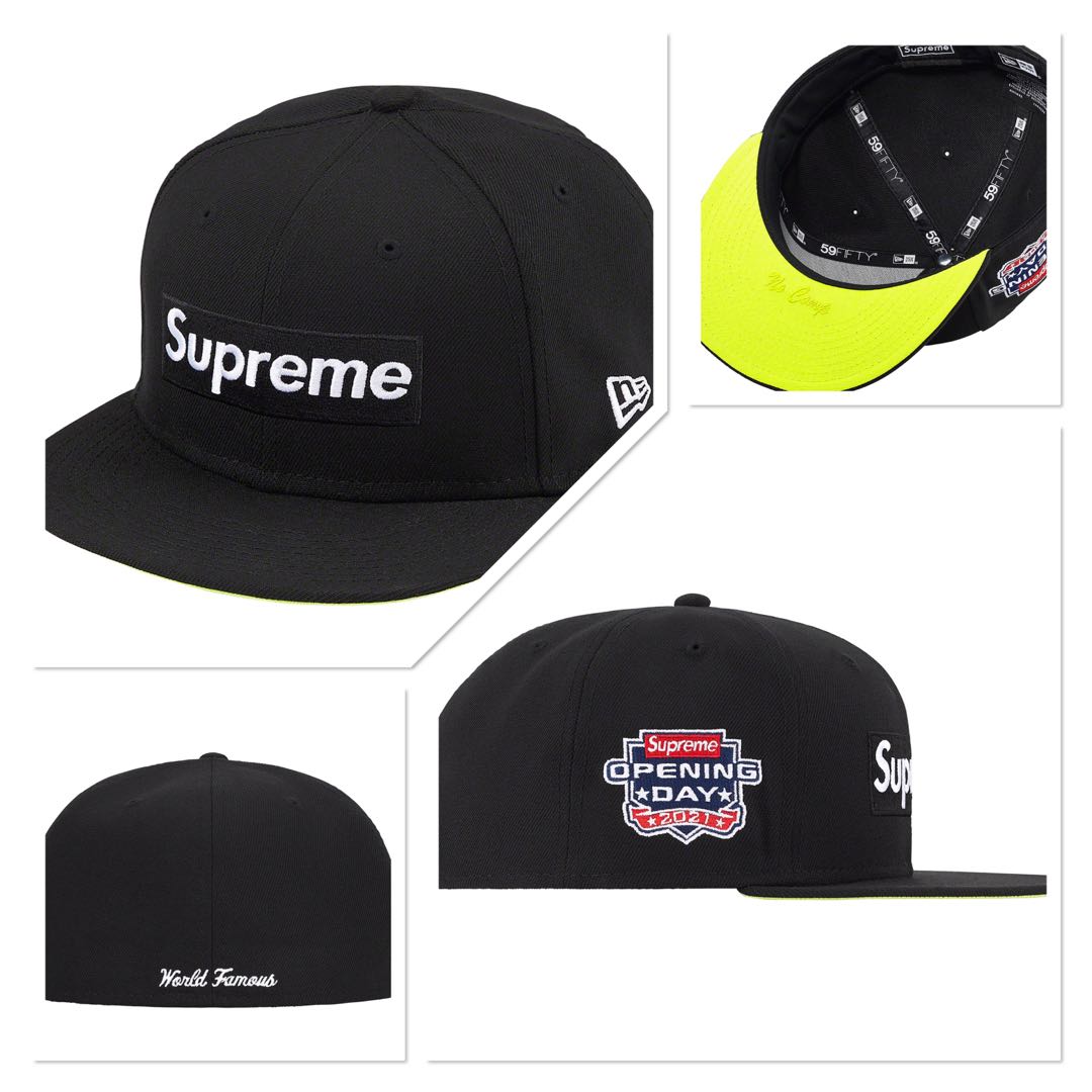 日本製人気Supreme No Comp Box Logo New Era キャップ