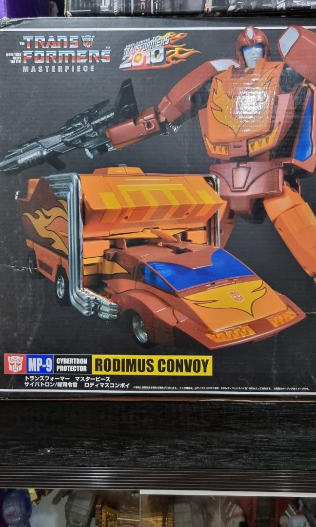 Takara MP 09 Rodimus Prime (Category: Action & Battle Toys) located in Taguig. Submitted by solefinds (Listing ID 1125742036, Image 1). Description: Takara MP09 Rodimus Prime. Never played, displayed only in glass cabinet. Complete accessories Price is negotiable to sure buyers.