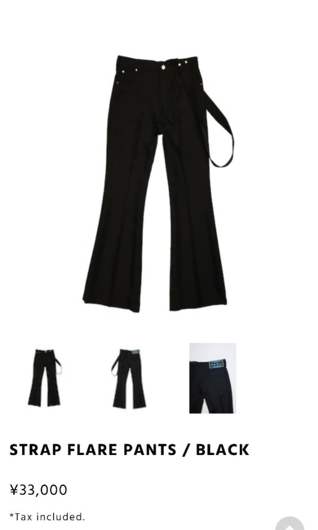 Tender person flare pants 喇叭褲黑色日本製, 女裝, 褲＆半截裙