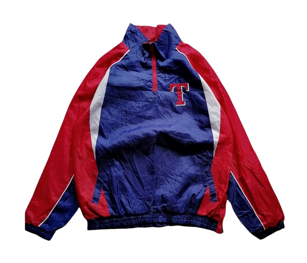 mlb pullover windbreaker