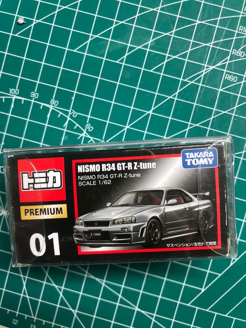Tomica Premium R34 Gtr Z Tune 銀 興趣及遊戲 玩具 遊戲類 Carousell