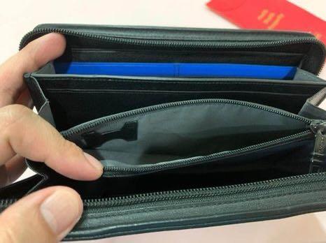 Tumi zip shop around wallet