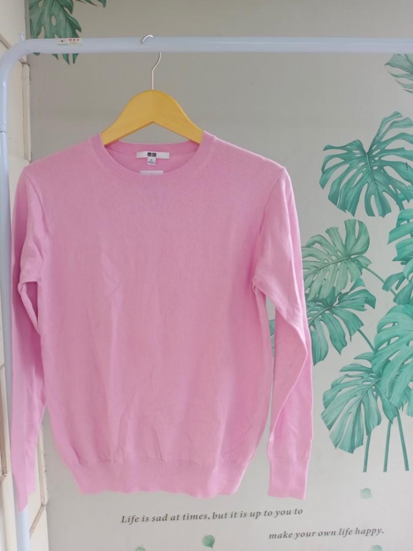 baby pink sweatshirt