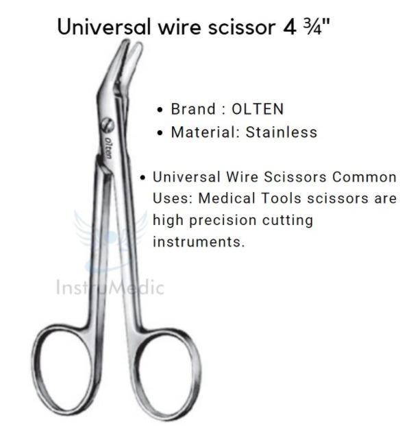Universal wire scissor 4 ¾
