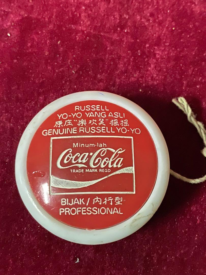 Vintage 80s Coke Coca Cola Yoyo With 3 Languages., Hobbies & Toys