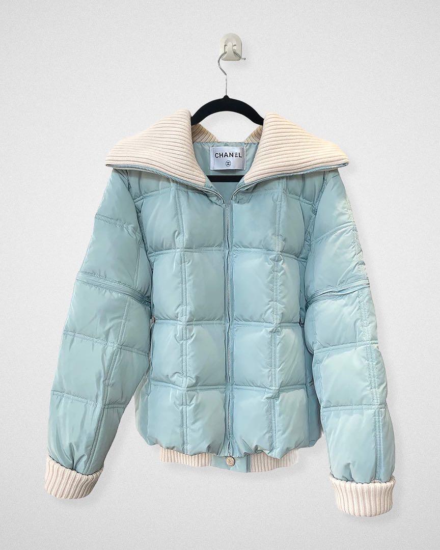 ⚜️Vintage Chanel Puffer Jacket 2001, Luxury, Apparel on Carousell