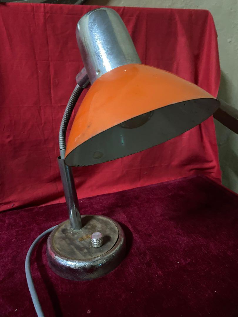 Vintage Gooseneck Table Lamp., Furniture & Home Living, Home Decor