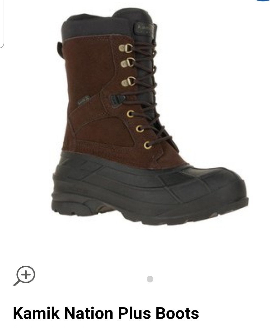 Waterproof Snow Boots KAMIK Nationplus snow boots Sports Equipment Hiking Camping on Carousell