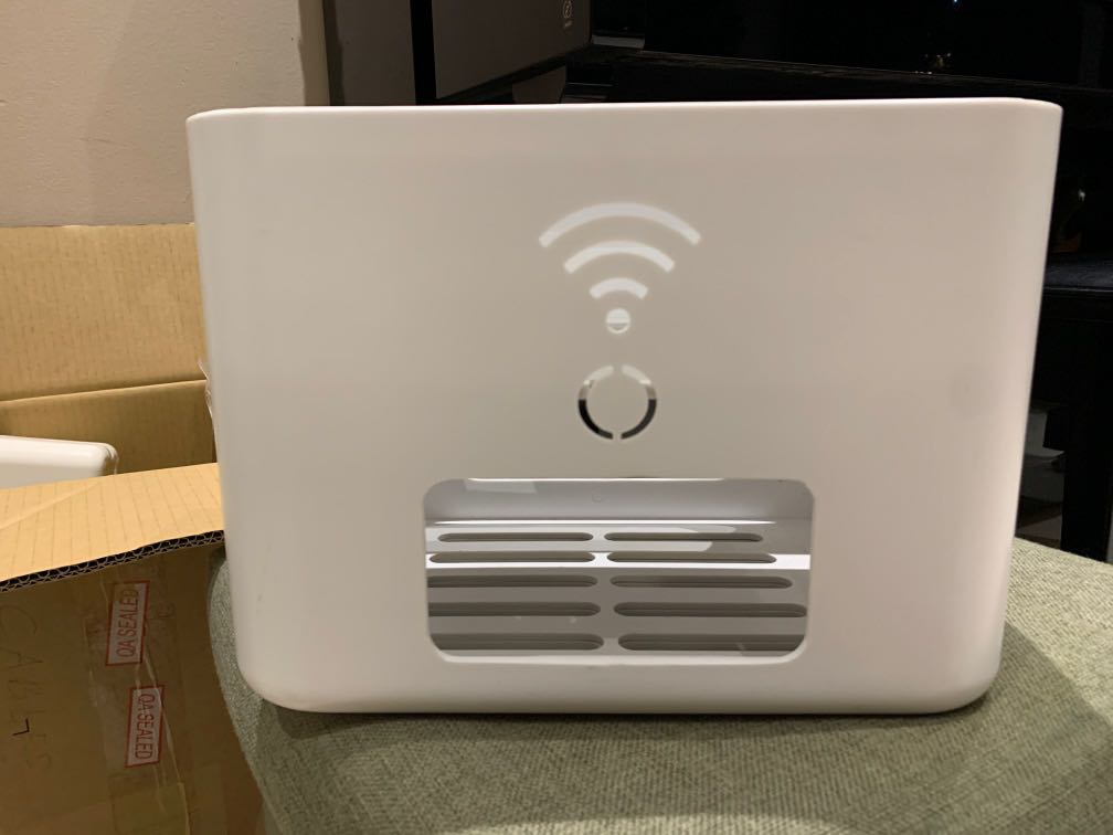 Wifi router and power adapter organiser, Furniture & Home Living, Home ...