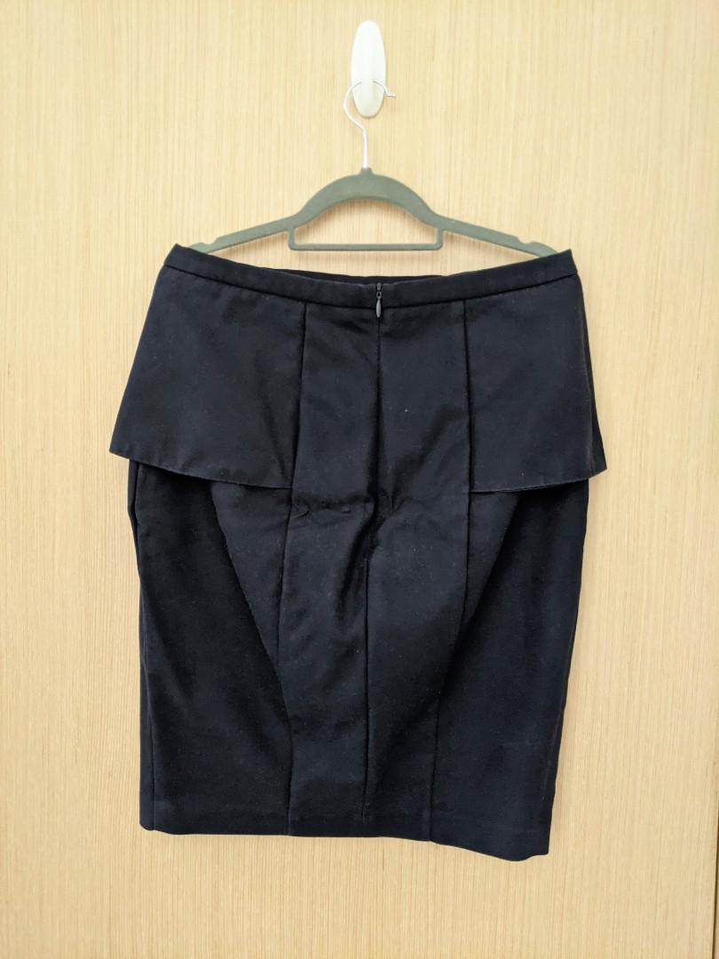 Zara Navy Pencil skirt in Navy