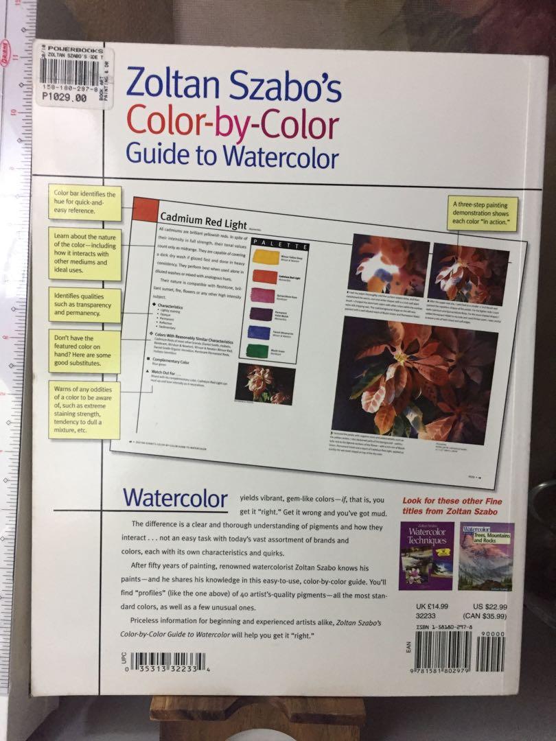 Zoltan Szabo's Color-by-Color Guide to Watercolor 1998, Hobbies & Toys