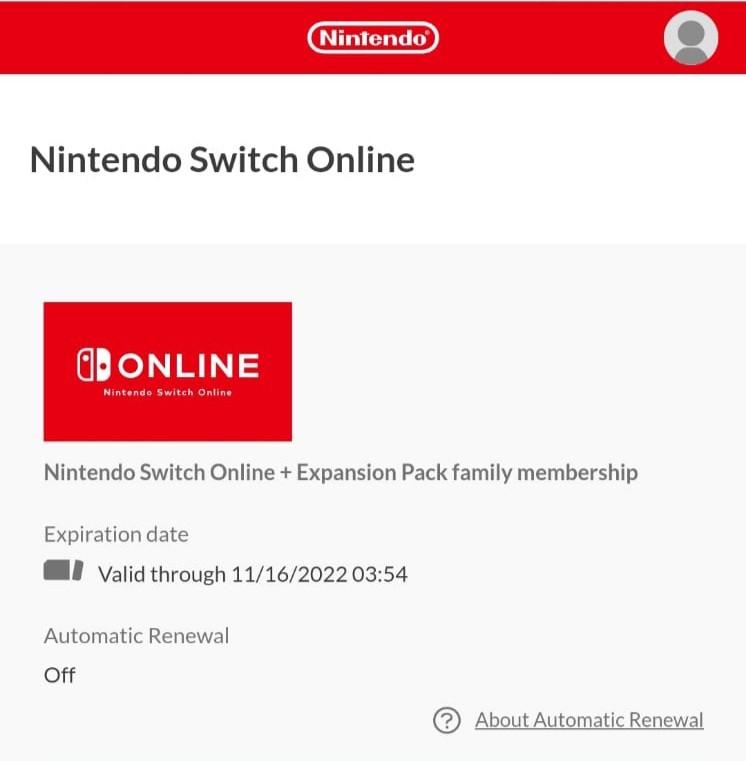  Nintendo Switch Online + Expansion Pack 12-month
