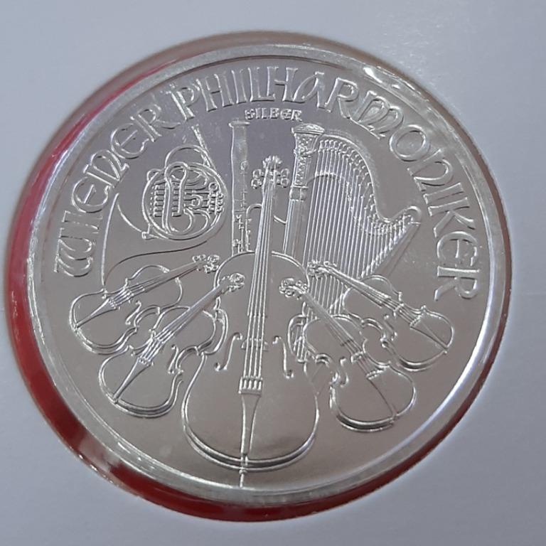 1 oz. PHILHARMONIC SILVER COIN 9999 (Category: Currency) located in Quezon City. Submitted by ELDORADO63 (Listing ID 1109700595, Image 3). Description: 1 oz. PHILHARMONIC SILVER COIN 9999 Bullion plus Shipping Fee.