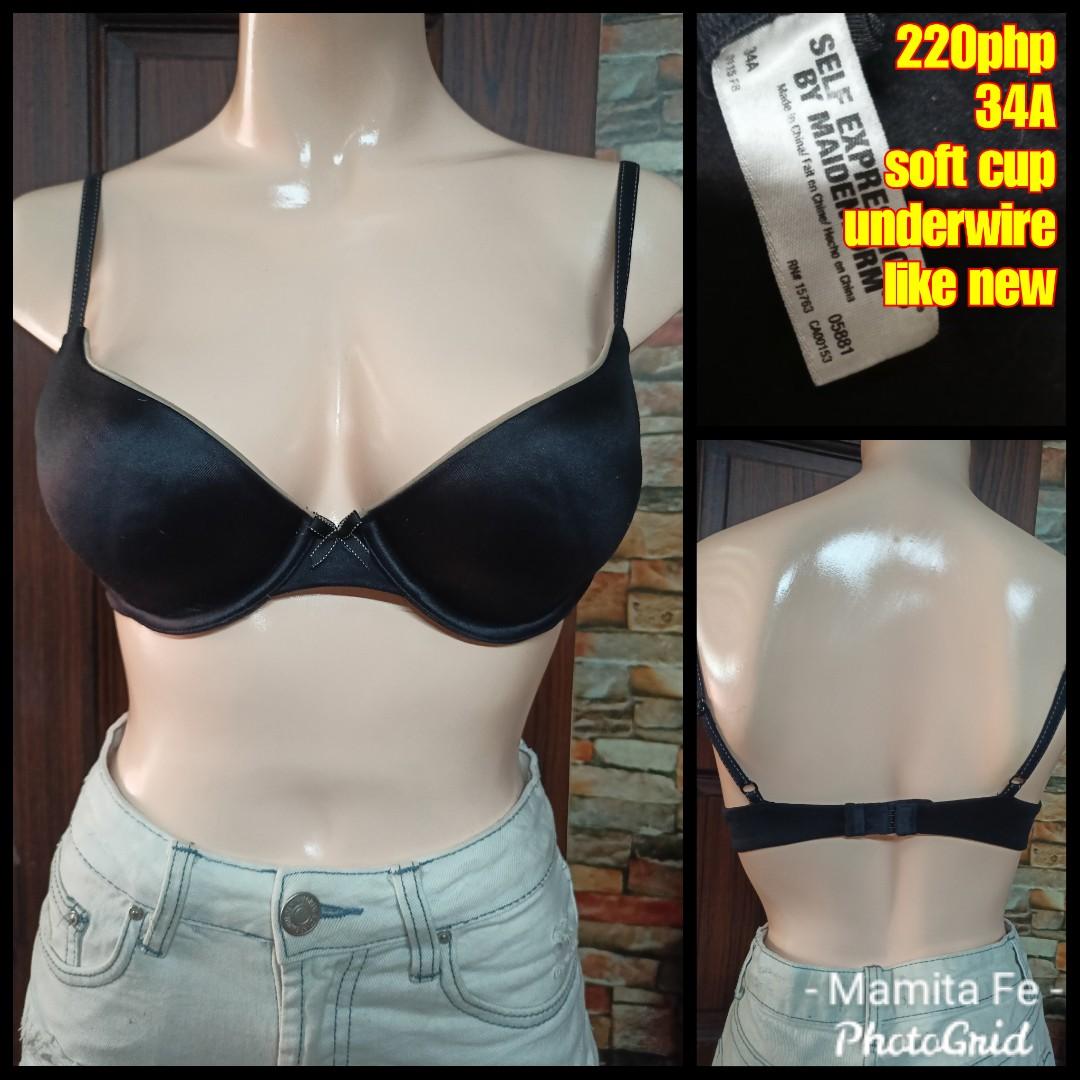 35A soft cup wired bra, Women's Fashion, Undergarments & Loungewear on  Carousell