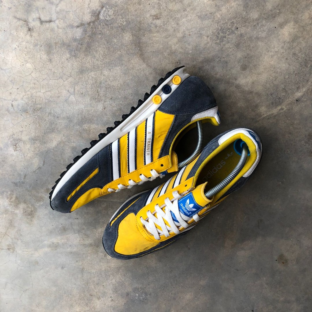 Adidas la sale trainer yellow
