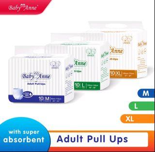 Adult Pull-ups Diaper 10's