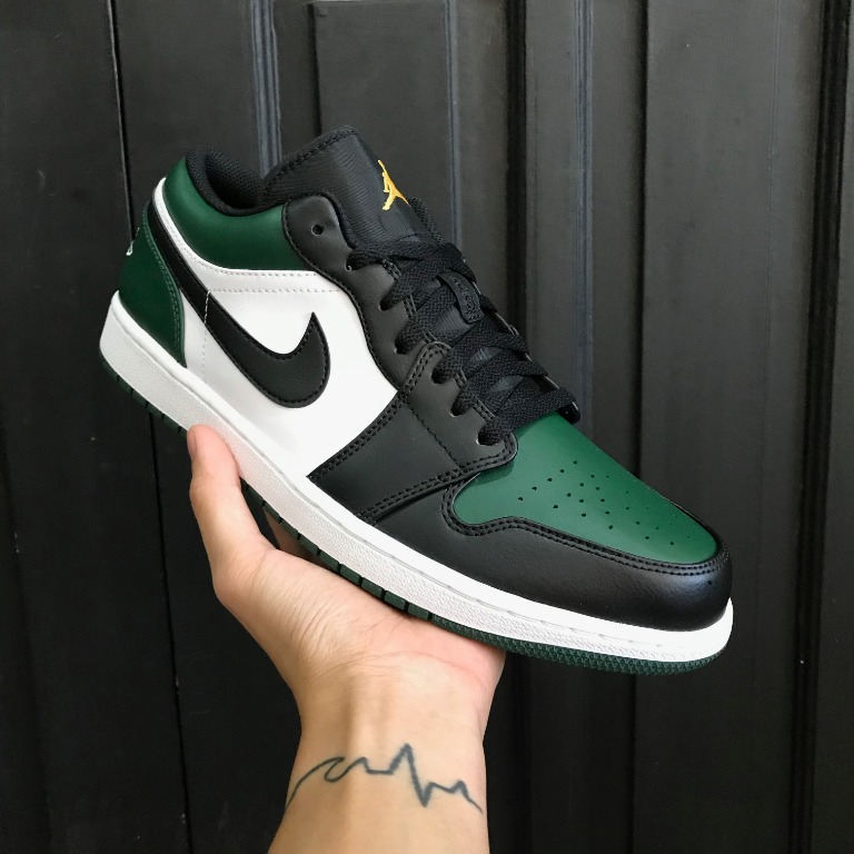 Green store toe jordan