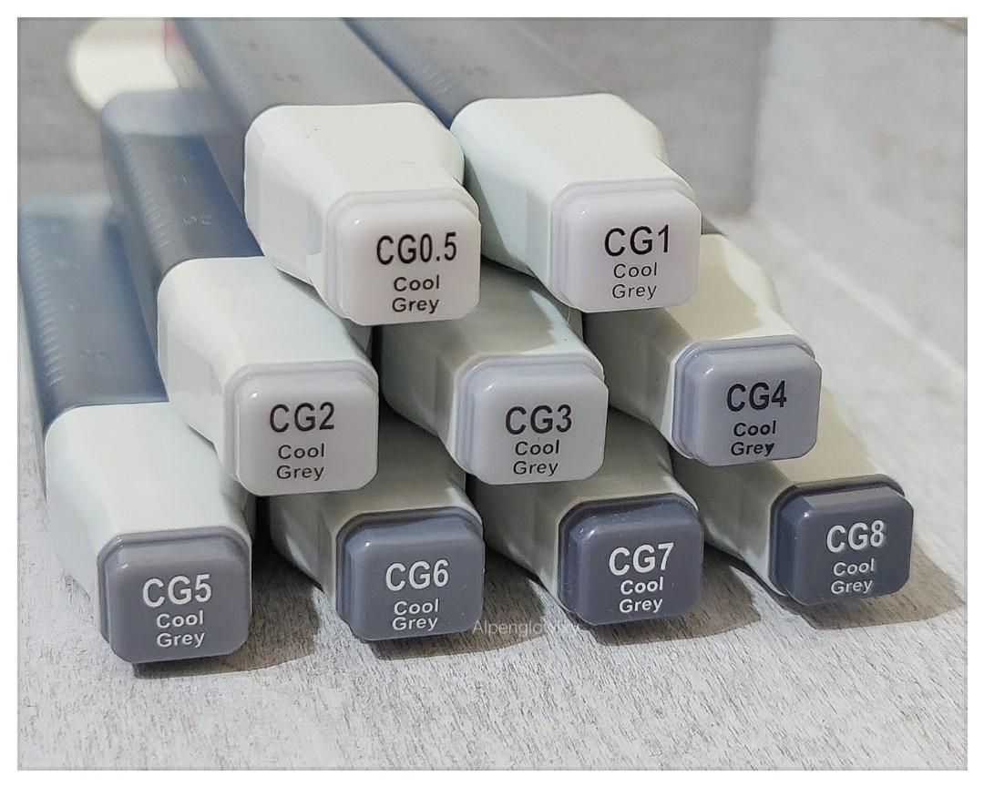 Alcohol Marker Ink Refill Grey Tones Copic Alternative Hobbies