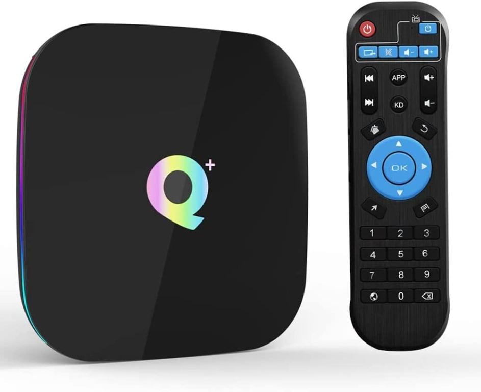 Android 9.0 TV Box 4GB RAM 64GB ROM, Q Plus Android Box H6 Quad-core WiFi  2.4GHz Support 6K H.265 HD 2.0 Ethernet, TV  Home Appliances, TV   Entertainment, Entertainment Systems 