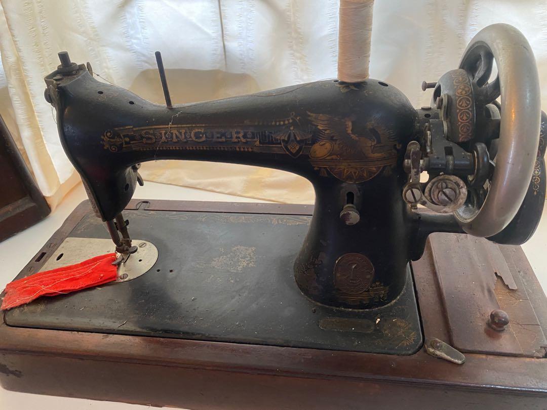 Antique Hand Sewing Machine, Furniture & Home Living, Home Decor, Vases