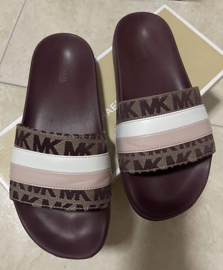 michael kors sliders womens
