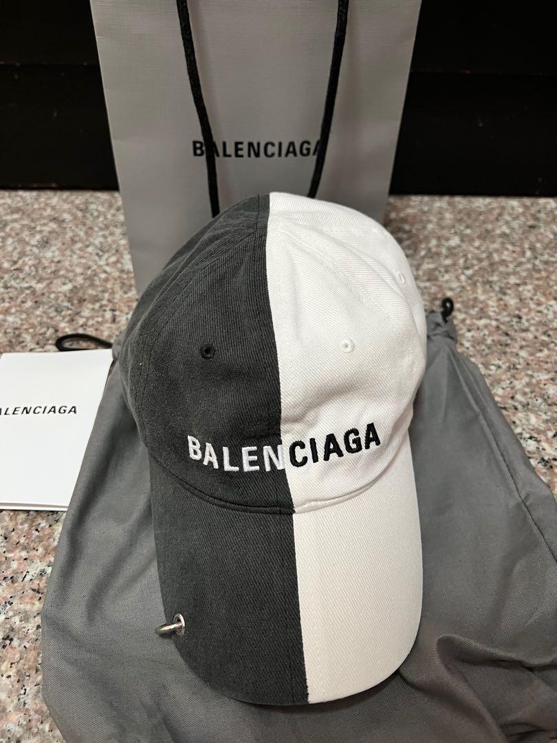 Balenciaga Two-Tone Logo Baseball Cap 
