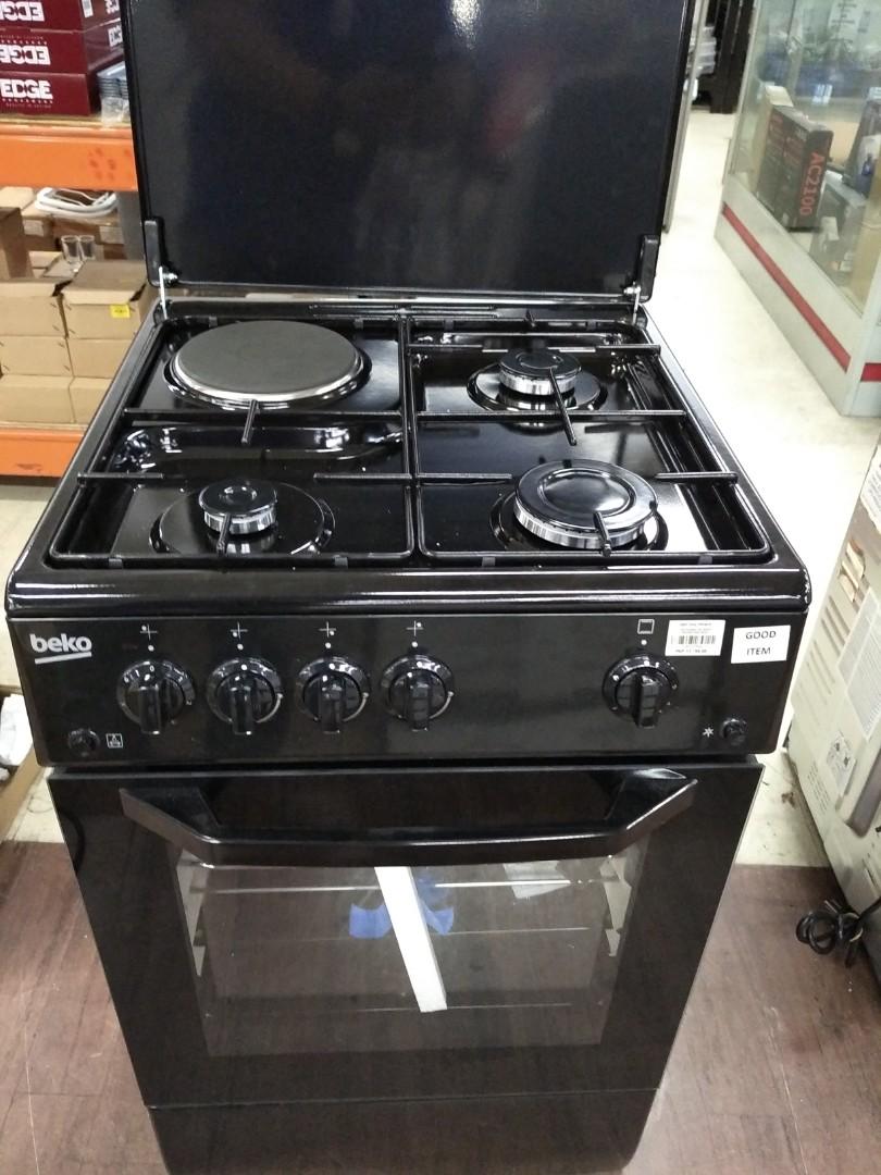 Beko Gas Range 4 Burner With Rotisserie, TV & Home Appliances, Kitchen Appliances, Cookers on