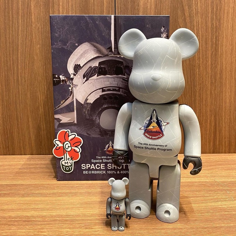 SPACE SHUTTLE BE@RBRICK100％ & 400％ 新品