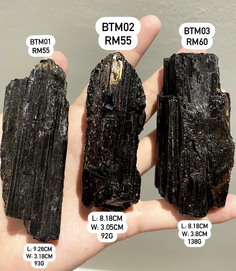 Black tourmaline and shop mica