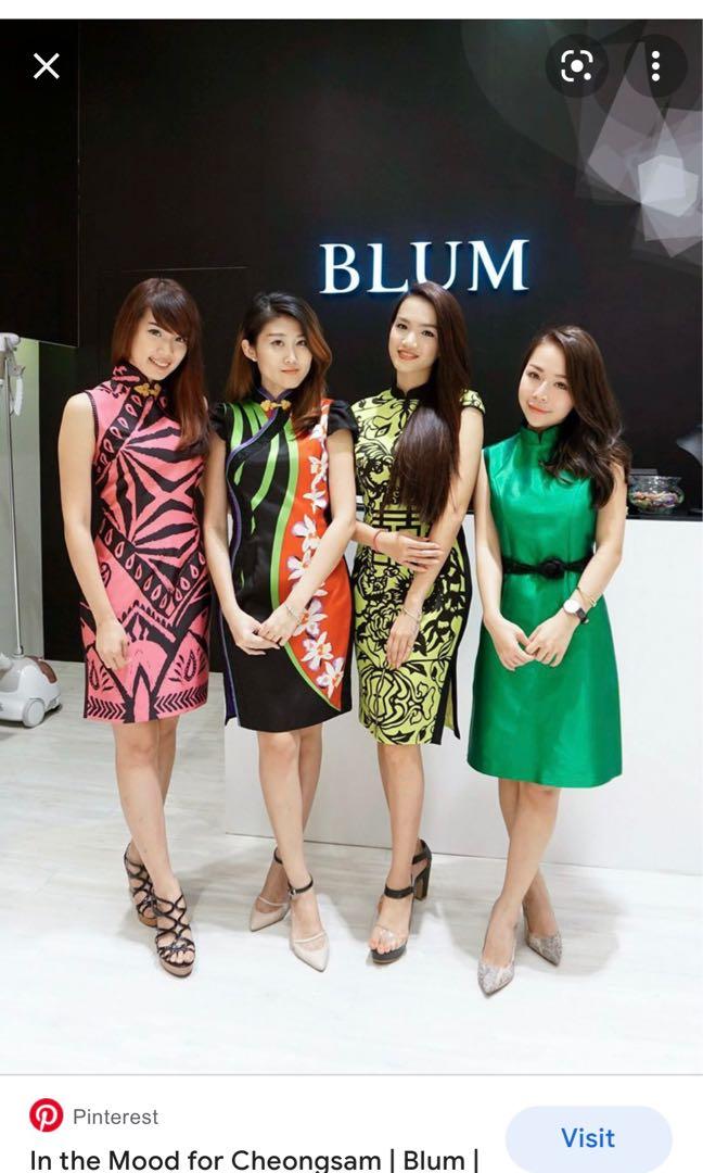 Blum Cheongsam Dress Size 6 Women s Fashion Dresses Sets Evening dresses gowns on Carousell