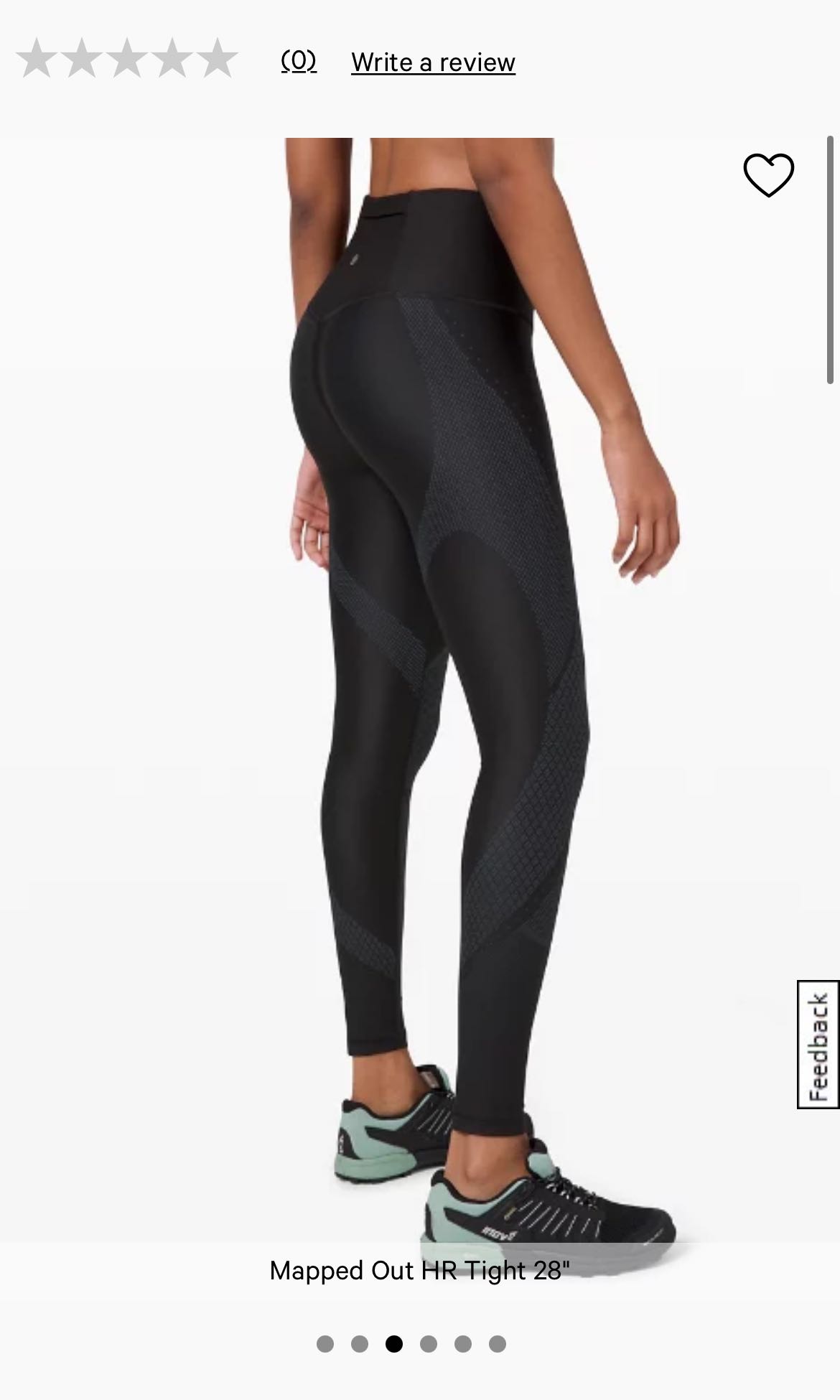 BNWT Lululemon Mapped Out HR Tight 