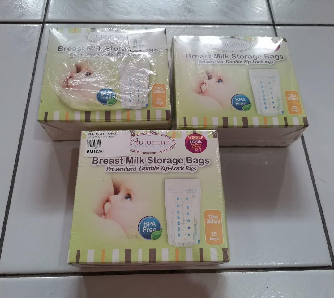 Brand New) 3 boxes Autumnz Milk storage, Babies & Kids ...
