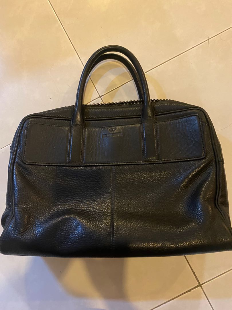 Braun Buffel leather document bag, Men's Fashion, Bags, Briefcases on ...