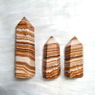 Brown Banded Agate Towers