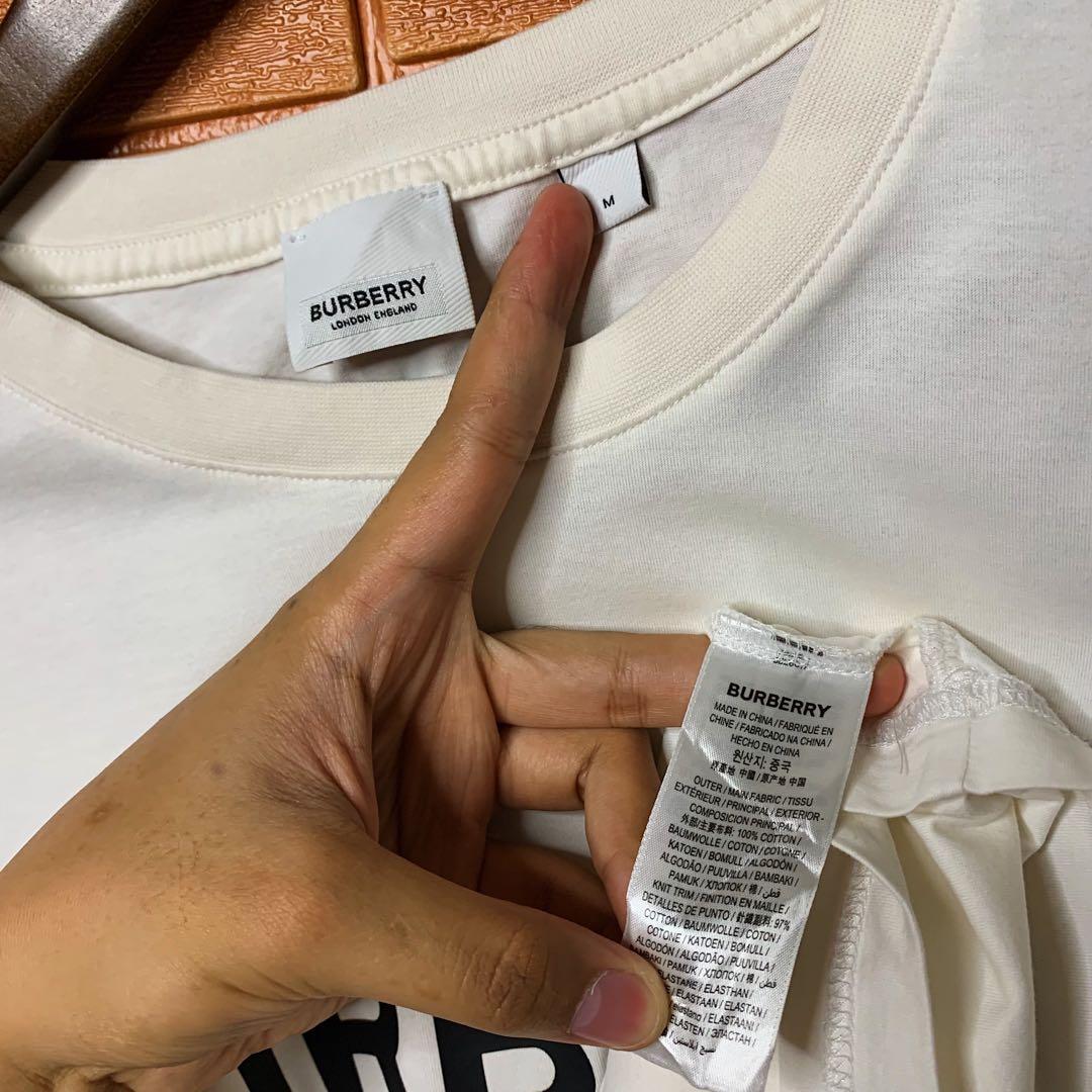Burberry Logo Print T shirt Spring 20 Men s Fashion Tops Sets Tshirts Polo Shirts on Carousell