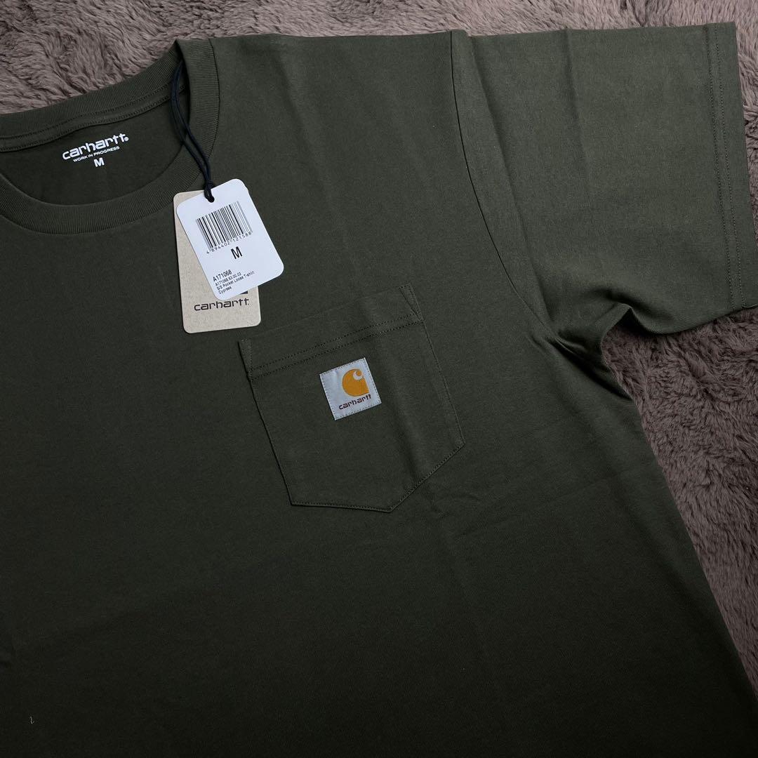 CARHARTT WIP POCKET LOOSE TEE CYPRESS 