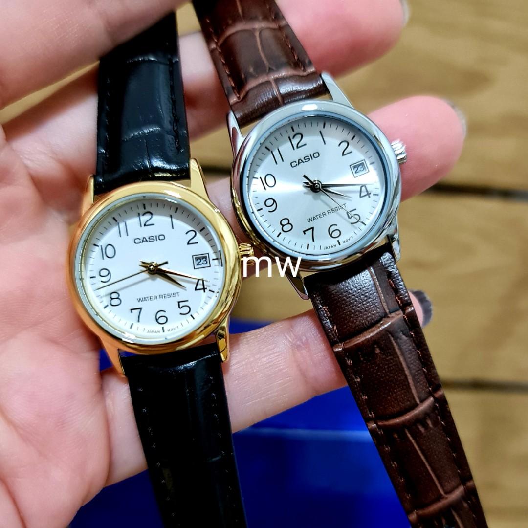 Casio Leather ladies Watch