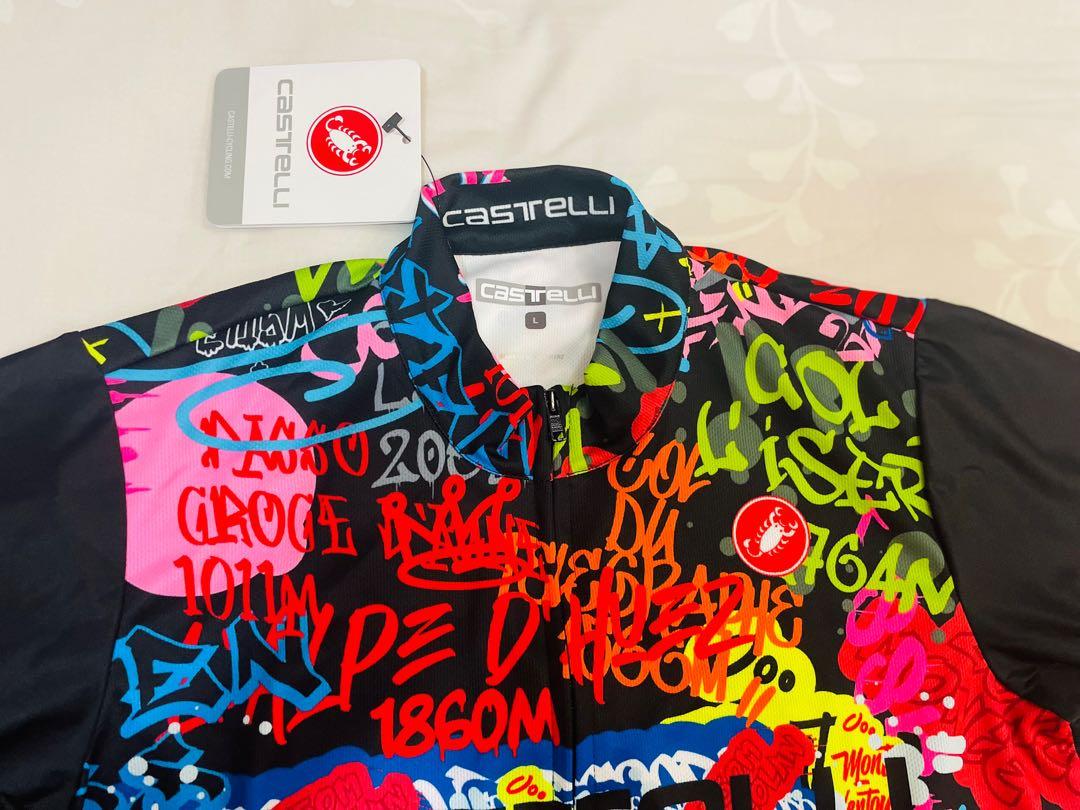 Castelli graffiti shop dark jersey