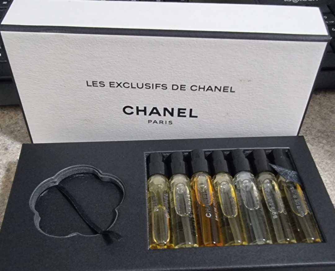 chanel perfume sampler set
