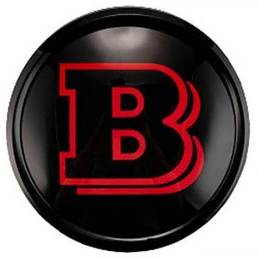 CHEAP! BRAND NEW 1PC MERCEDES BRABUS FRONT GRILLE EMBLEM LOGO RED