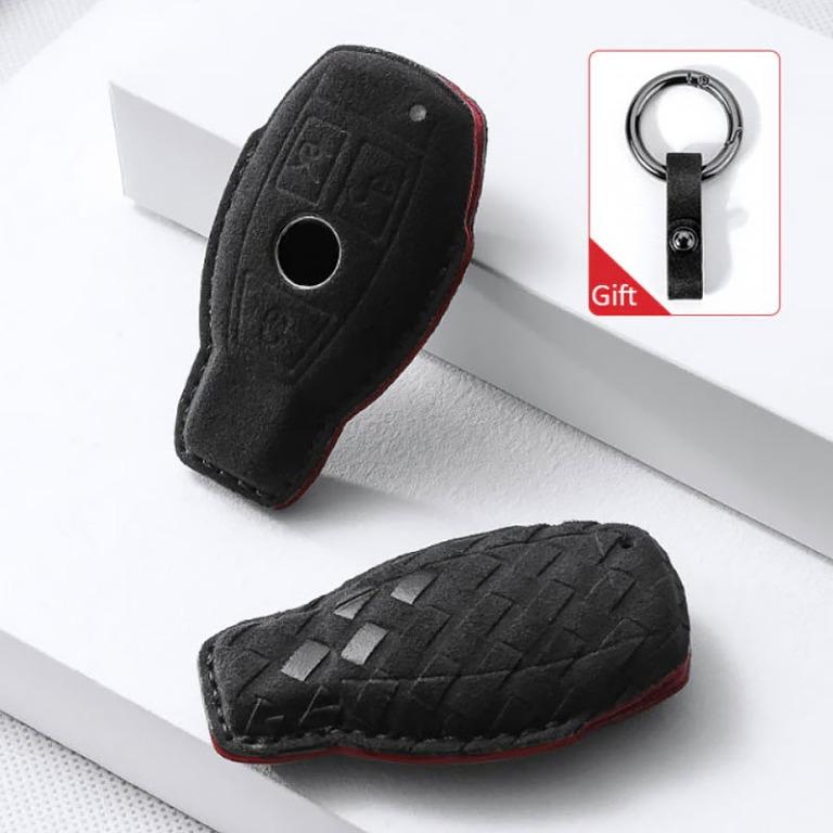 CHEAP! BRAND NEW IN BOX MERCEDES BENZ AMG BRABUS ALCANTARA CAR KEY HOLDER  COVER CASE FOB, Car Accessories, Accessories on Carousell