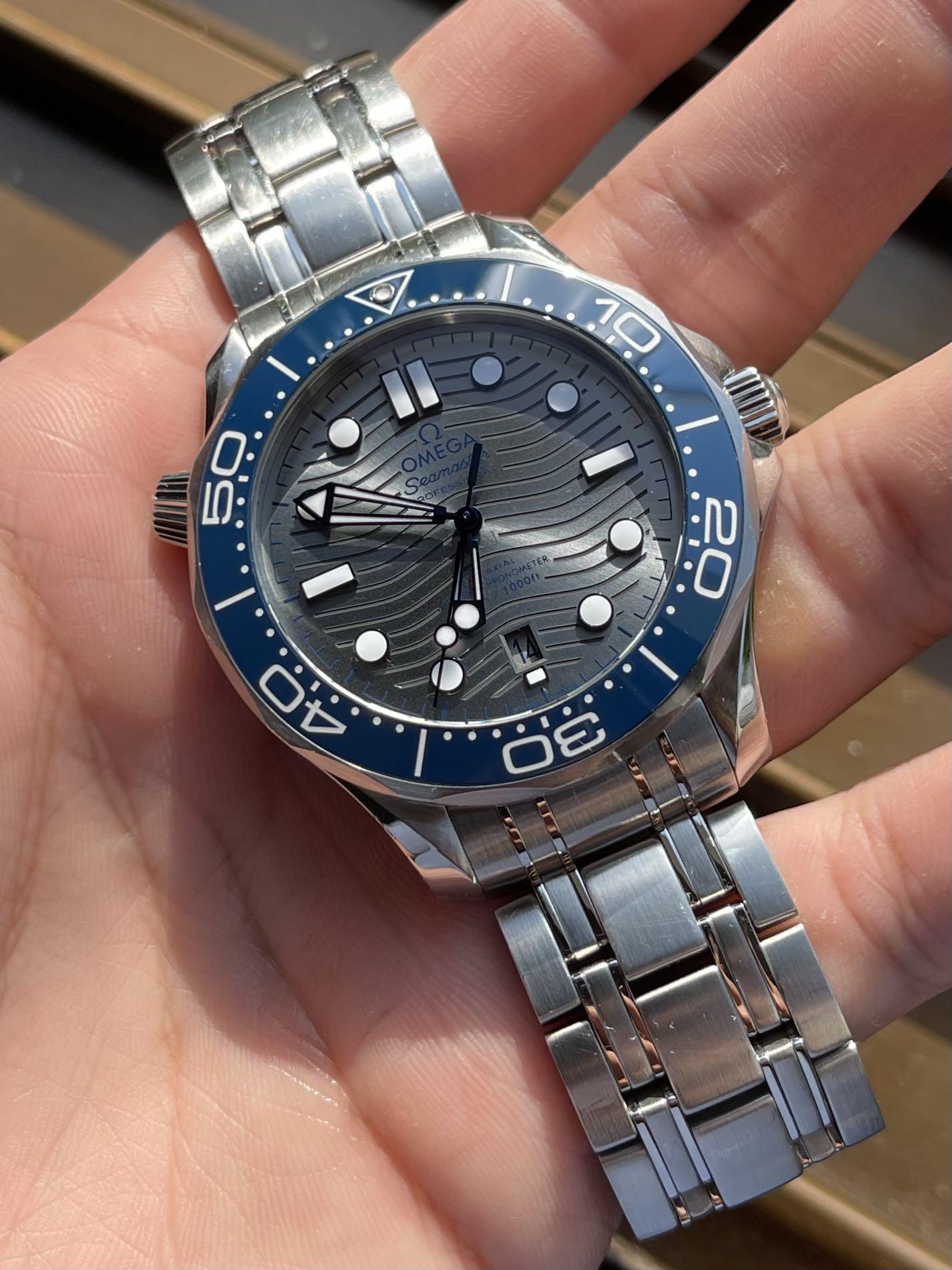 Omega outlet seamaster silver