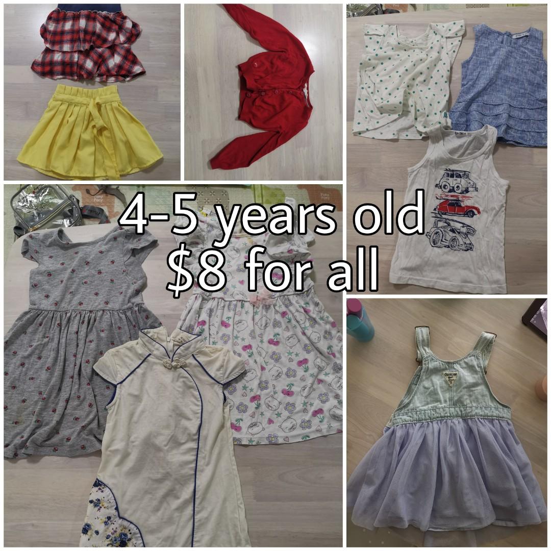 5 year old clothes